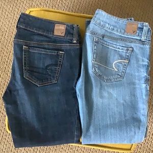 American Eagle Artist Stretch Capris Lot Size 8